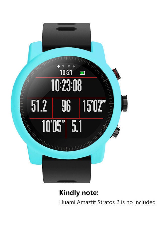 نيبمينينت غطاء حماية واق بديل مُخصص للساعة الذكية مي هوامي 2 أزرق فاتح - Image 5