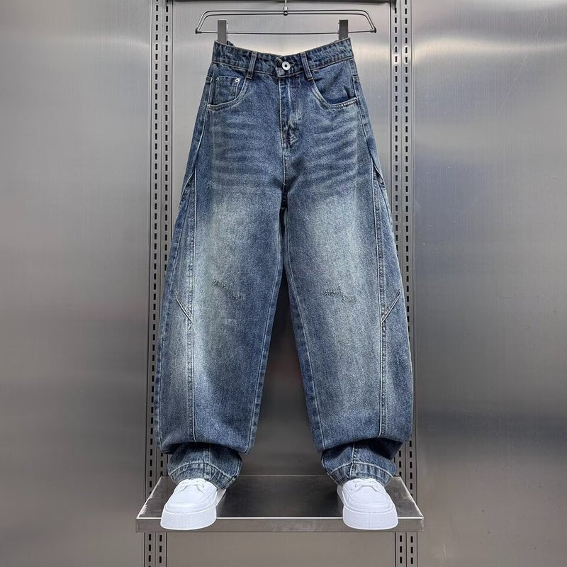 Unisex Casual Daily Denim Jeans - Image 2