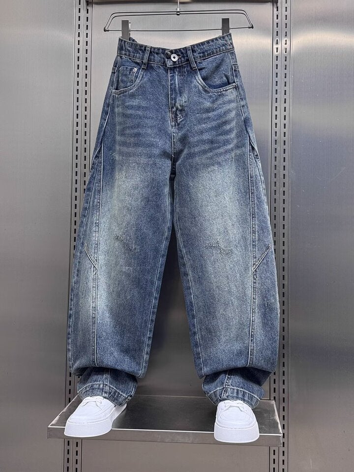 Unisex Casual Daily Denim Jeans - Image 5