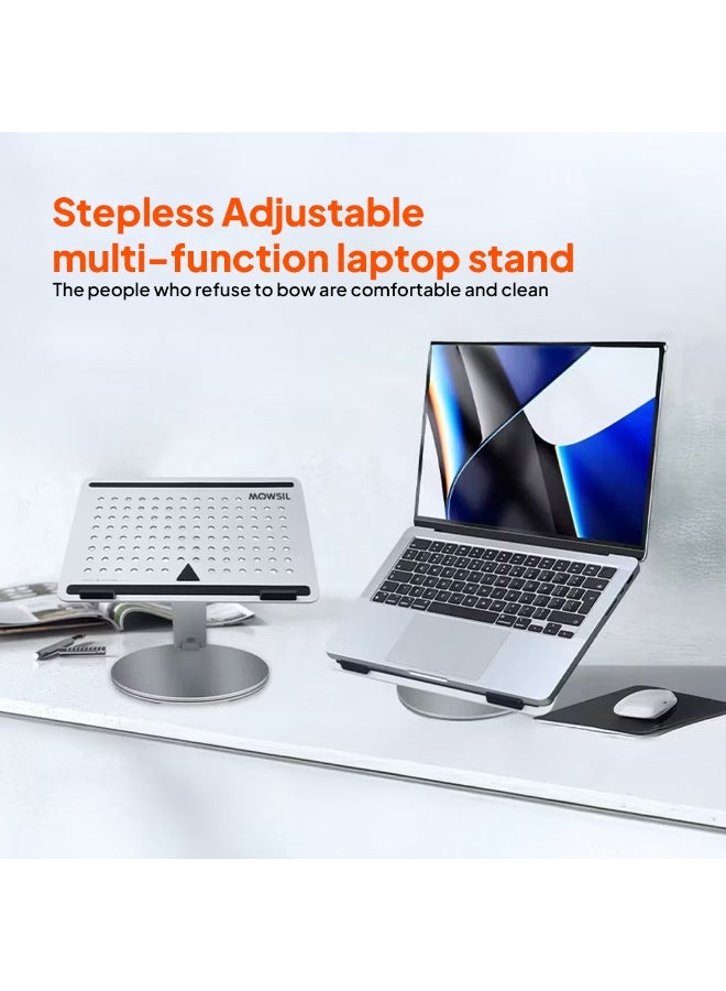 Mowsil Adjustable Laptop Stand for Desk & Tablet - Image 2