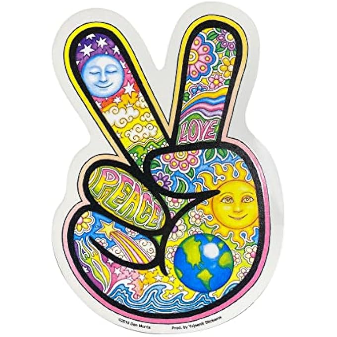 rayihni - Peace Fingers - Sticker/Decal - Image 1