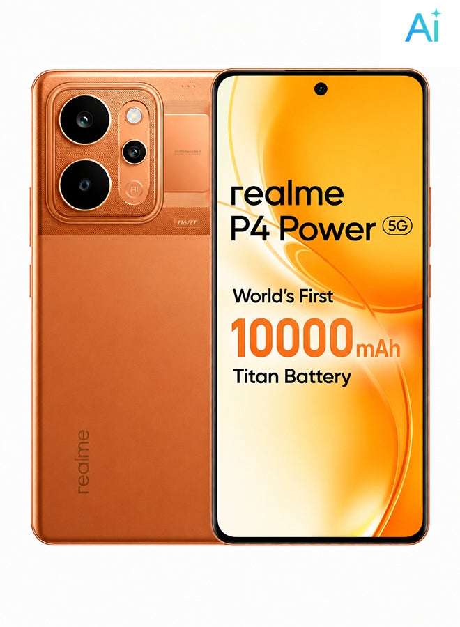 realme P4 Power Dual SIM 5G Flash Orange 8GB RAM 256GB - International Version - Image 1