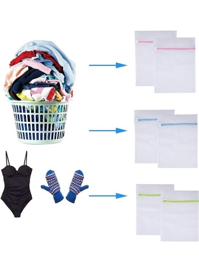 FALMER Set of 5 Grids Zippered Washing Machine Washing Bag 30 x 40cm for Travel Bra, Shoes, Suitcase, Socks, Underwear, Baby Clothes - Image 4