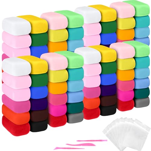 Poen 180 Pcs Air Dry Clay Kit with Sculpting Tool, 36 Colors DIY Modeling Magic Clay for Kids, Non-Sticky Soft and Light, Arts and Crafts Gift for Boys Girls Adults - Image 1