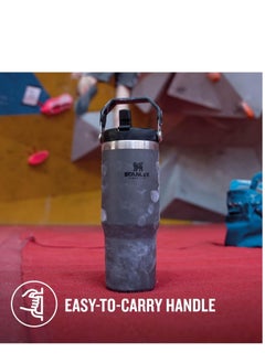 Stanley STANLEY IceFlow Flip Straw Water Bottle, 0.88L – Vacuum Insulated, Leakproof & BPA-Free – Keeps Water Cold for 12 Hours – Easy-Carry, Dishwasher Safe Stainless Steel Travel Mug (Charcoal)  - Image 5