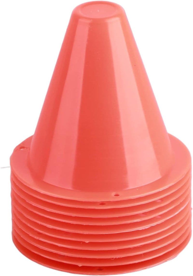 woobles Soccer Training Cone, Agility Soccer Disc Cones Barriers Plastic Marker Holder Sports Accessory (10pcs) - Image 1