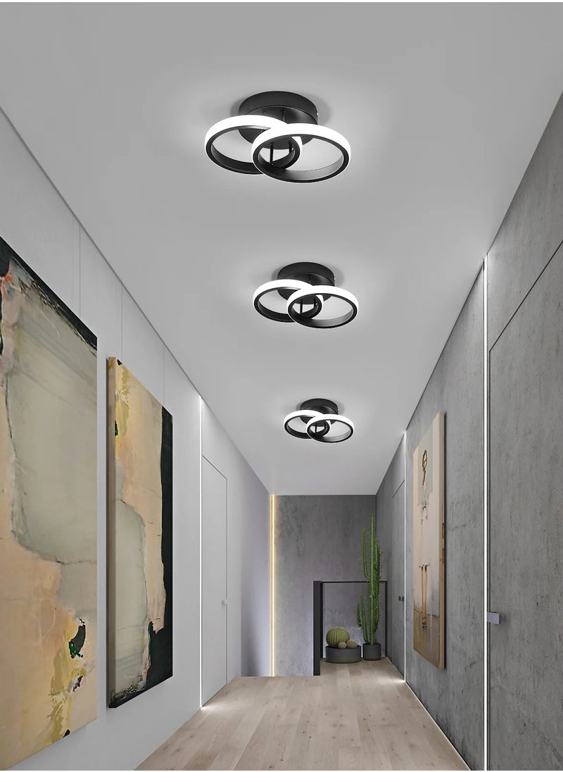 Small LED Ceiling Lamp, Bedroom Ceiling Lamp  LED Plafon Double Ring Ceiling, Black Living Room Ceiling Lamps - pzsku/ZCB5A819070C756D484B9Z/45/_/1721197436/0a8176f0-b76f-45b9-a018-08d8ea3224e2