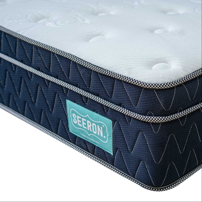 Seeron SereneFlex 30 Memory Gel and Soft Foam Pocket Spring Mattress with Cooling Comfort - Image 1
