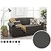 MAYTEX Pixel Ultra Soft Stretch 2 Piece Furniture Cover Sofa Slipcover, Charcoal - Image 2