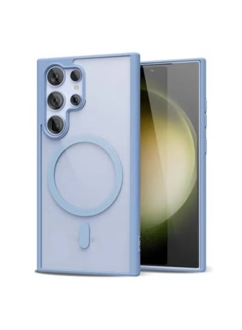ACLIX Magnetic Clear Case Compatible with Samsung S26 Ultra, Transparent TPU Case Compatible with Magsafe Shockproof and Camera Protection | Sky Blue - Image 1