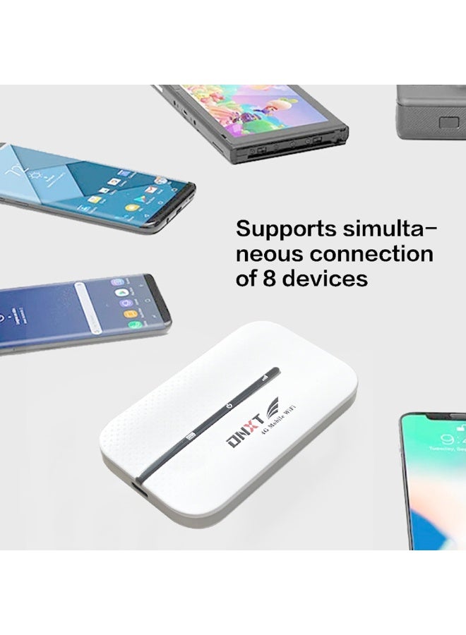 general 4G mobile WiFi router 150Mbps high-speed portable Asian travel WiFi modem with SIM card slot, up to 8 devices can be shared - Image 5