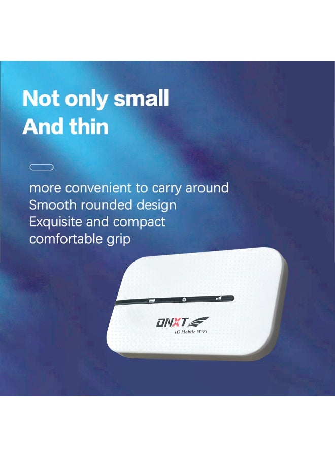 general 4G mobile WiFi router 150Mbps high-speed portable Asian travel WiFi modem with SIM card slot, up to 8 devices can be shared - Image 4