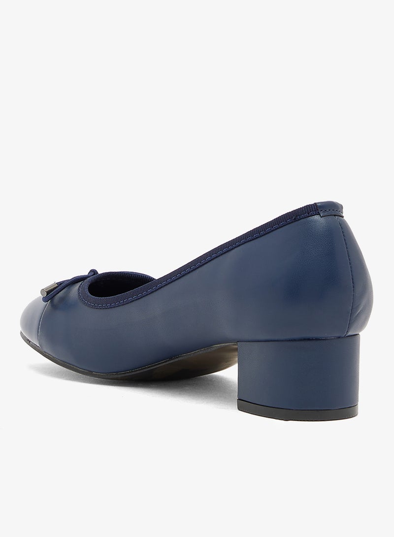 سبوت أون حذاء بكعب منخفض مع فيونكة - Image 3