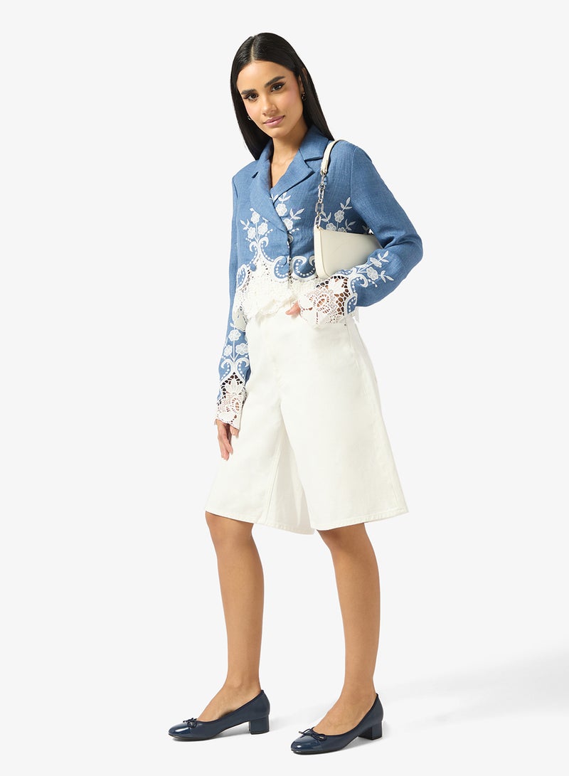 سبوت أون حذاء بكعب منخفض مع فيونكة - Image 5