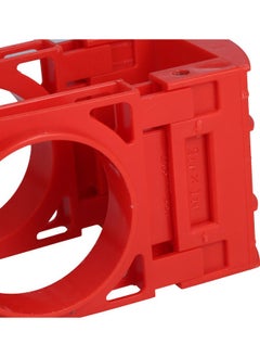 NIBEMINENT Door Lock Installation Hole Punch Kit Red 20.50X10.00X17.50cm  - Image 2