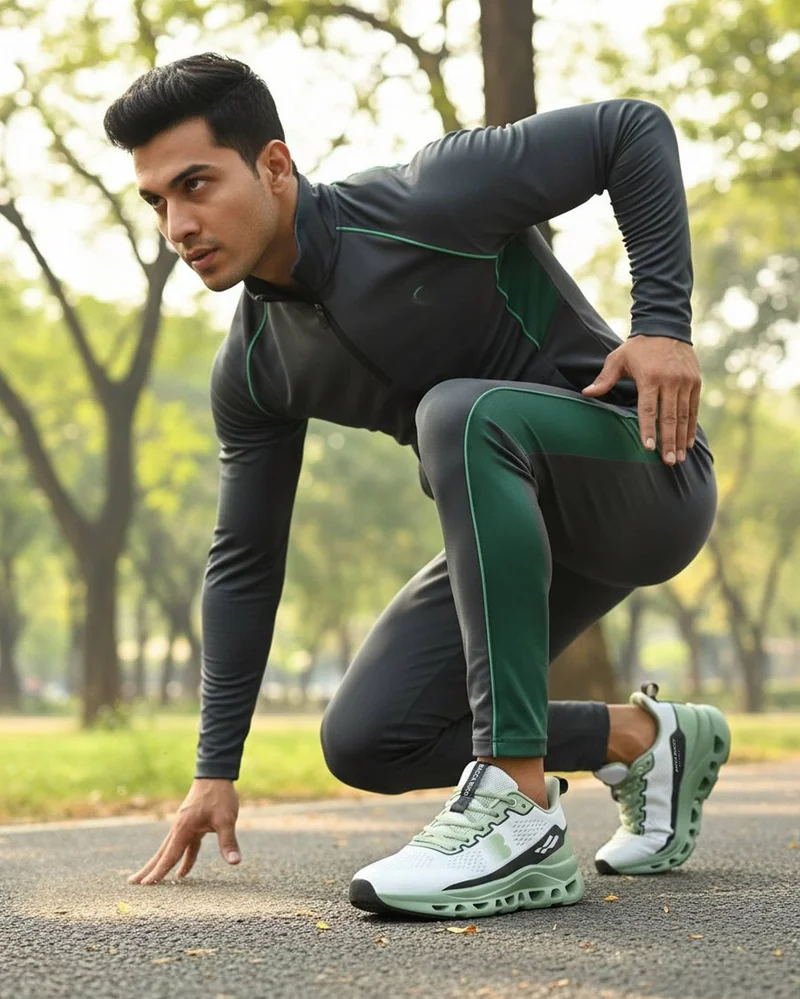 Bacca Bucci Mocha Mist Balance Running Shoes for Men | Best Price UAE