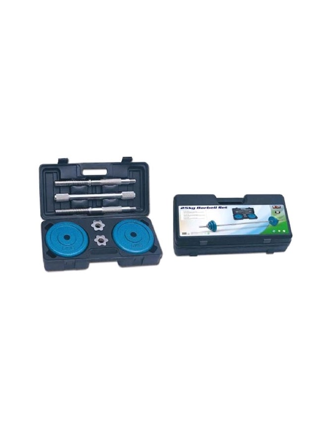 BODY SCULPTURE Barbell Set with Carry Case Multicolor 25 kg BW-7925 - Image 2