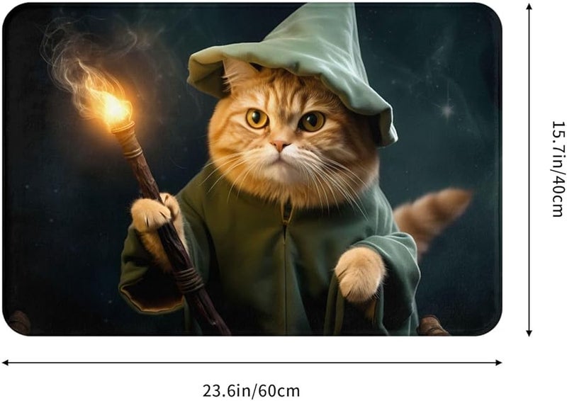 حصيرة باب ساحر القطط فايا 24 × 16 بوصة للداخل والخارج - Image 2