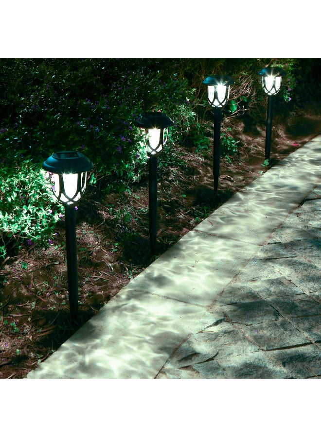 NIBEMINENT 10-Pack Solar Powered Lawn Light White - Image 5