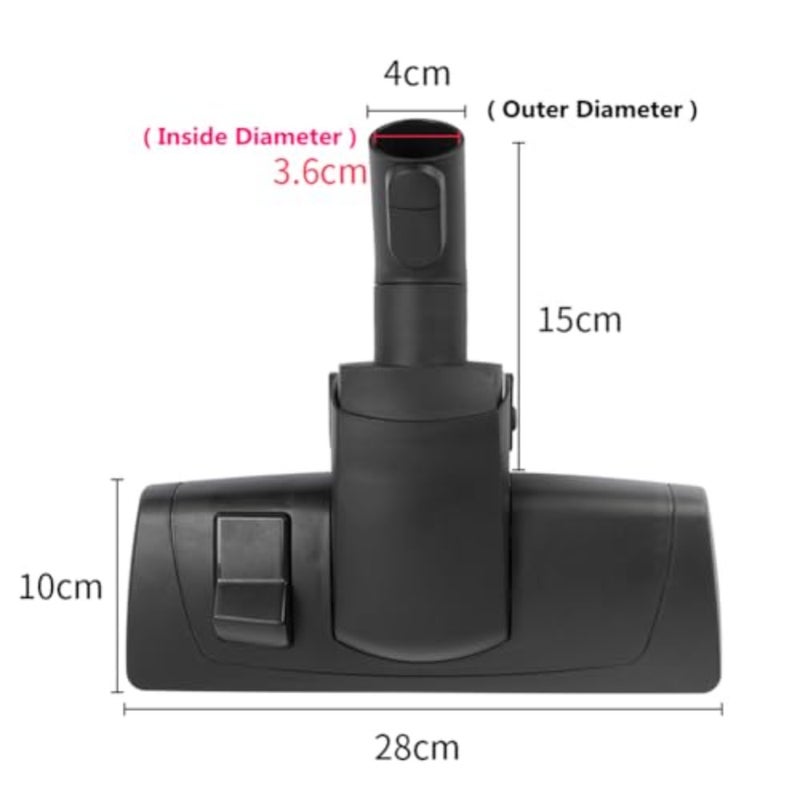 For floor and carpet cleaning: durable nylon bristles, black, stiff yet flexible bristles for deep debris removal - Image 4