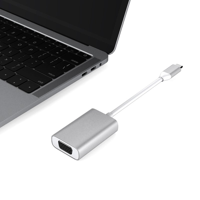 USB C Adapter: 1920*1200 @ 30Hz Reversible Connector - Ultra-portable Aluminum Alloy VGA Converter for Laptop Presentation & Projector Connection - Image 3