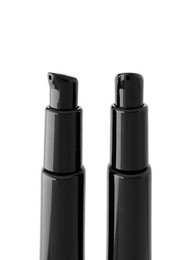 ASTRQLE 3 Pcs 40ml 1.3oz Black Airless Pump Bottles Portable Travel Bottles for Toiletries Leak Proof Travel Cosmetic Containers Tubes Vacuum Cosmetic Cream Pump Bottles for Sunscreen Serums Lotion - Image 3