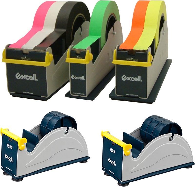 Excell EX-17 Steel Desk Top Tape Dispenser for 3-Inch Core Tape - Image 4