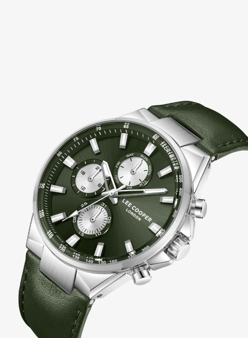 Lee Cooper Men's Leather MULTIFUNCTION Watch LC08223.375 - 43 mm