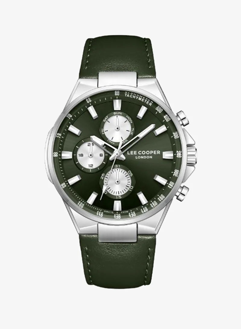 Lee Cooper Men's Leather MULTIFUNCTION Watch LC08223.375 - 43 mm