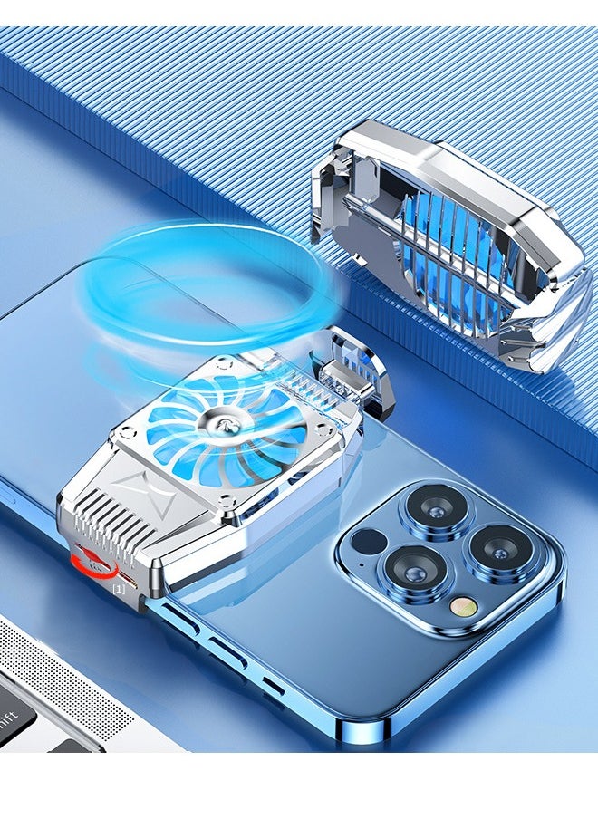 Generic Mobile Phone Cooler, Portable Game Radiator, Rechargeable and Retractable Design, Suitable for All Types of Smartphones  - Image 1