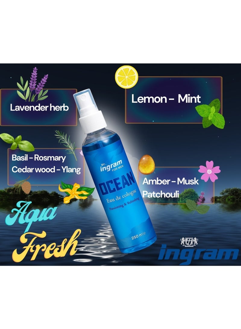 إنجرام أوشن بادي سبلاش كولونيا  250 مل - Image 3