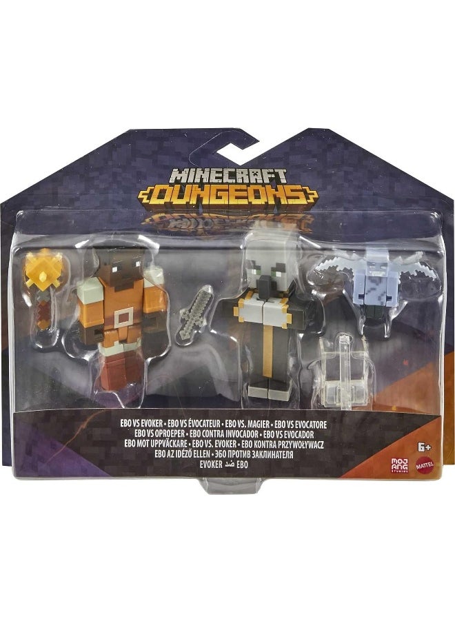 Mattel Games Mattel Minecraft Dungeons 3.25" Figures 2 Pk Battle Figures  - Image 4