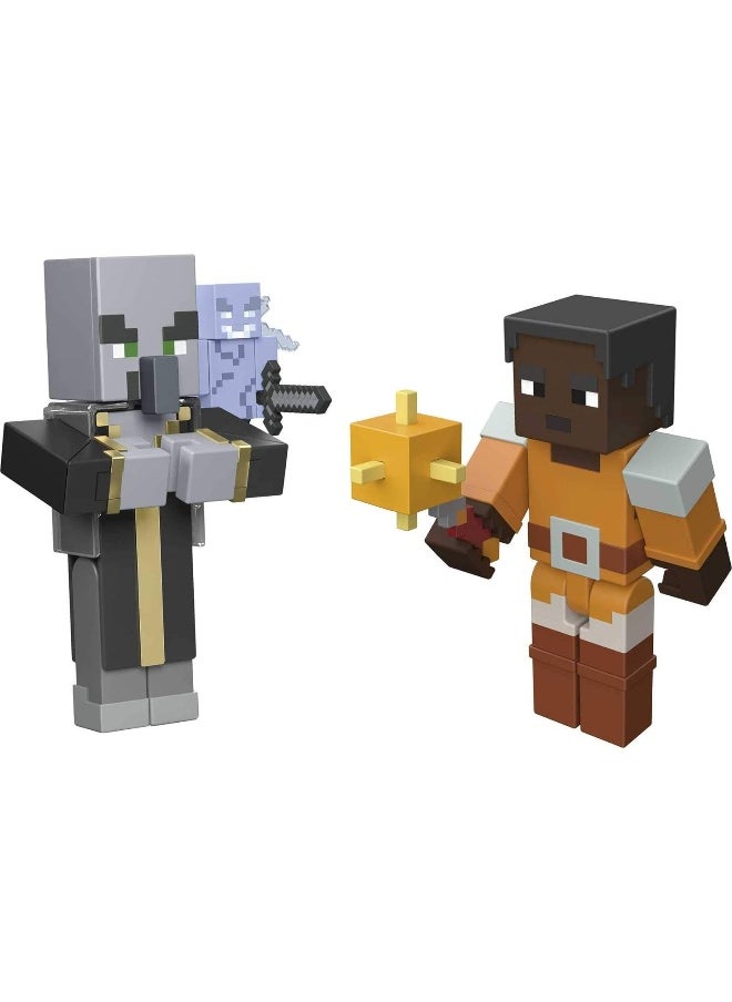 Mattel Games Mattel Minecraft Dungeons 3.25" Figures 2 Pk Battle Figures  - Image 2