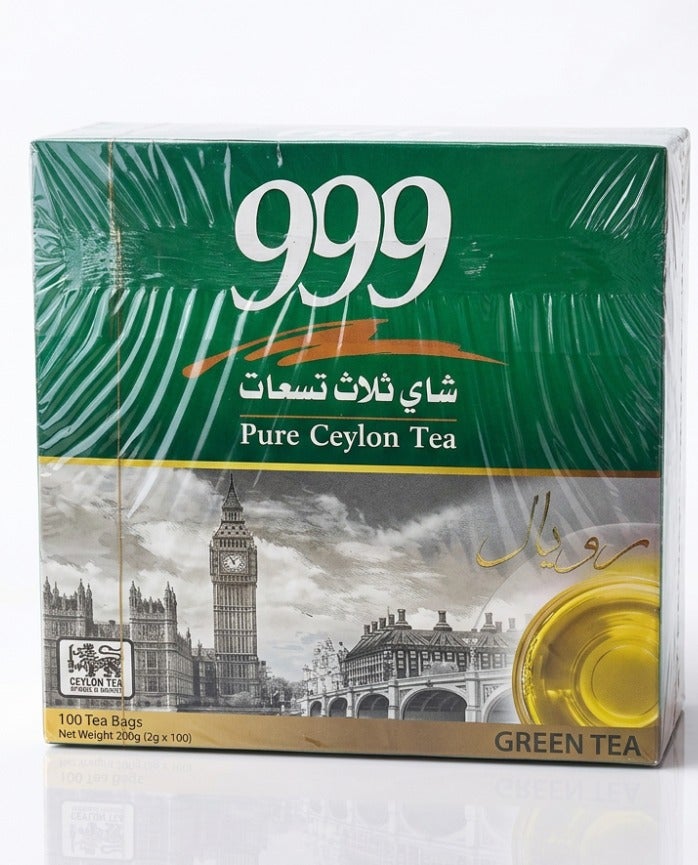 999 Three Nines Royal Green Tea 100 Bags