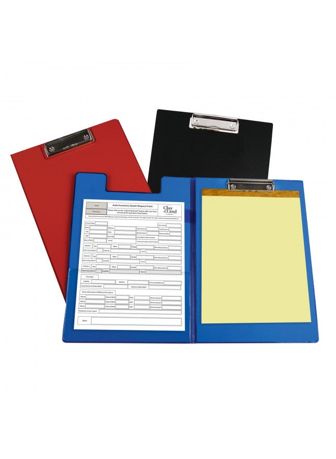 C-Line Clipboard Folder, Letter Size, Holds up to 75 Sheets, 1 Clipboard, Color May Vary (30600) - Image 1