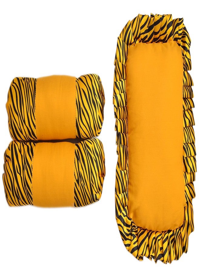 Get IT Dual Pattern Baby Sleeping Bed Set (Yellow) - Image 5