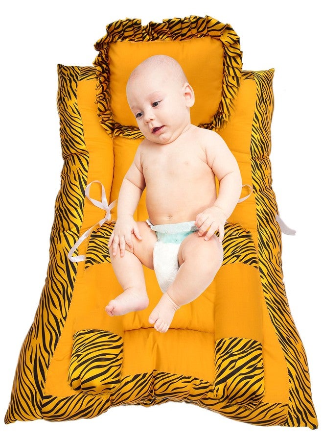 Get IT Dual Pattern Baby Sleeping Bed Set (Yellow) - Image 4