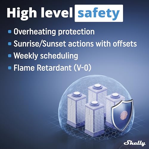 Shelly Pro 1 | Wi-Fi & LAN, 1-Channel Smart Relay Switch | Home Automation | Bluetooth Gateway | Compatible with Alexa & Google Home | No Hub Required | Remote Control | Timer Schedule | Dry Contacts - Image 5