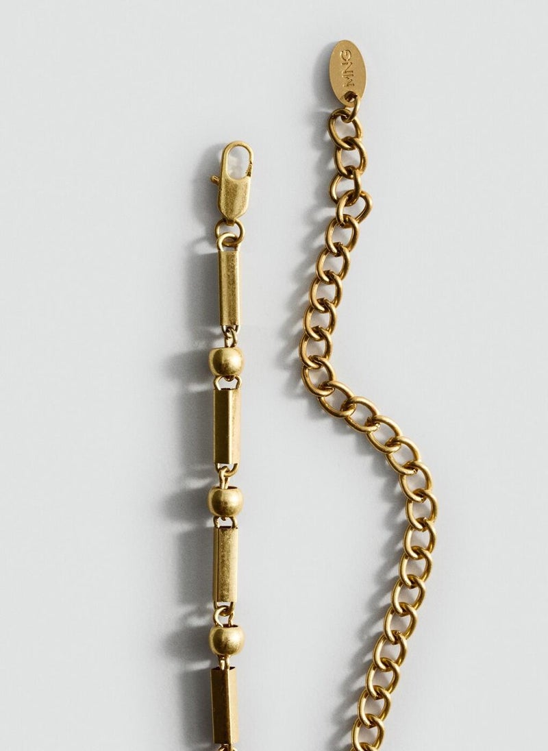 MANGO Skinny metal belt - Image 3