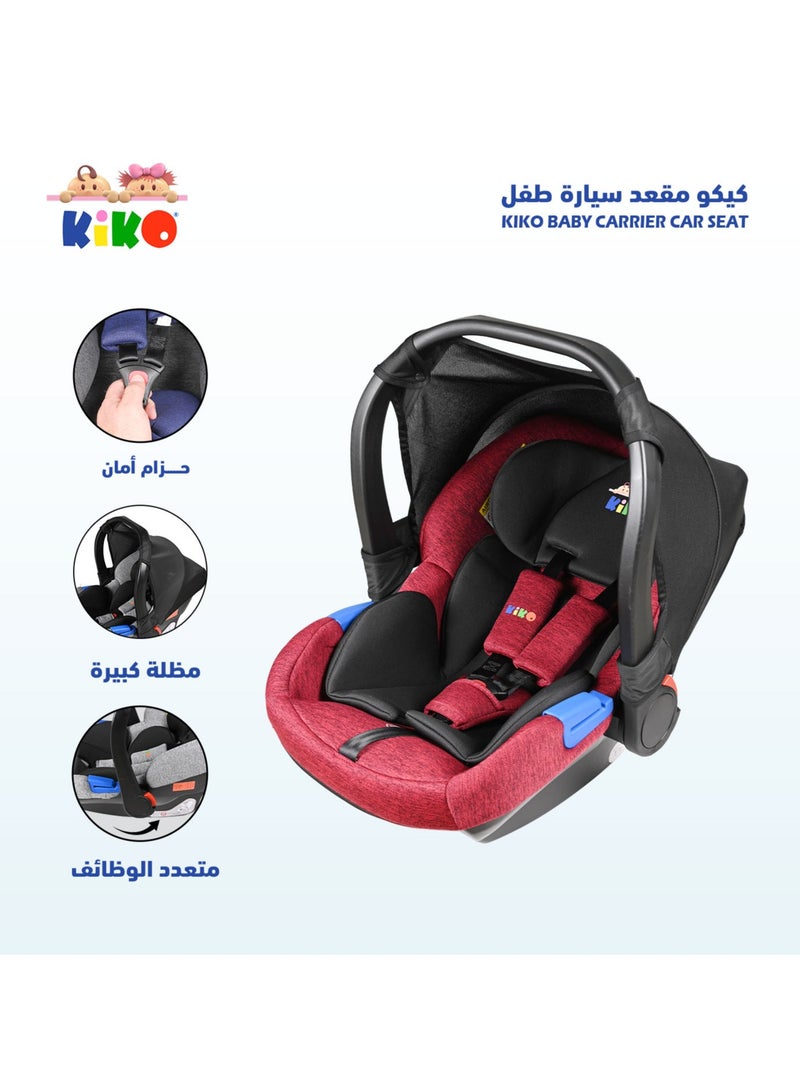 Kiko Baby Car Seat-Red - Image 4