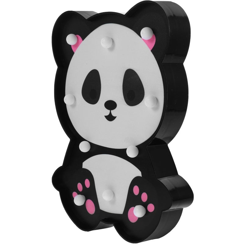 2pcs Panda Shape Table Lamp Cartoon Animal Night Light Kids Room Nursery Room Decor - Image 2