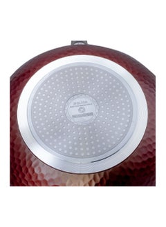 Wilson Aluminium Copper Hammered Wok with Induction Bottom and Marble Coating Inside  - Image 4