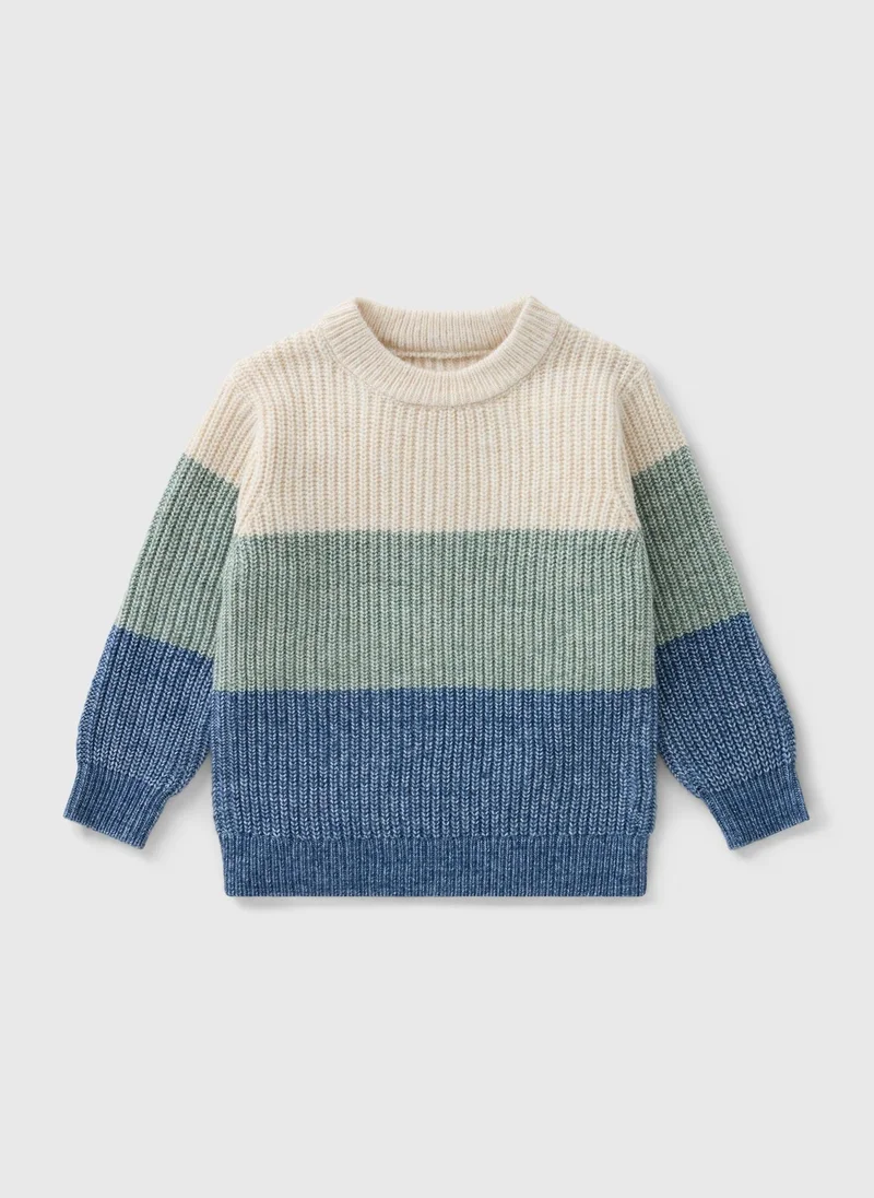 Matalan Boys Multicolour Colour Block Knit Jumper