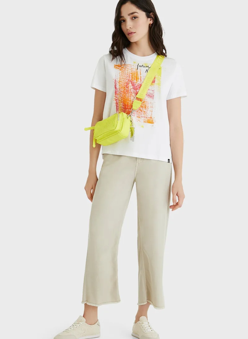 DESIGUAL Graphic T-Shirt
