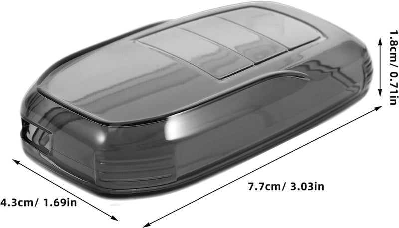 Transparent Soft TPU Key Fob Cover for Car Remote Holder Key Shell Protector with Snug Fit Easy Installation Full Button Access Robust Daily Use Protection - Image 2