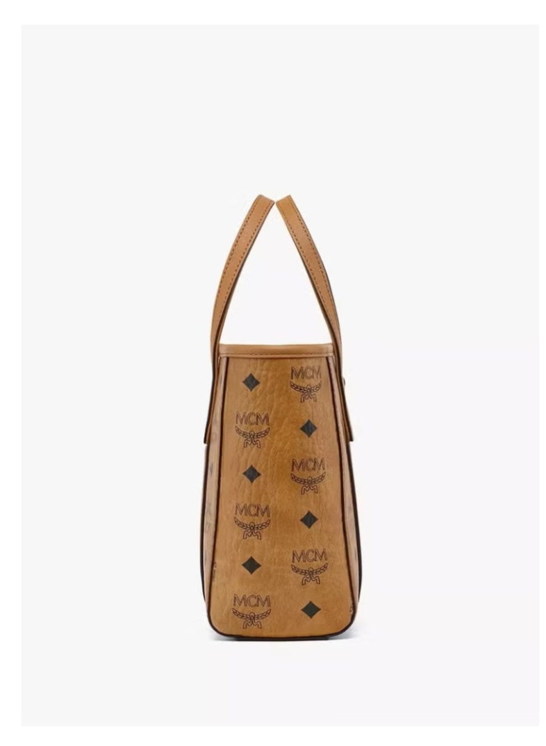 MCM TONI Mini handbag Diagonal tote bag（Brown） - Image 3