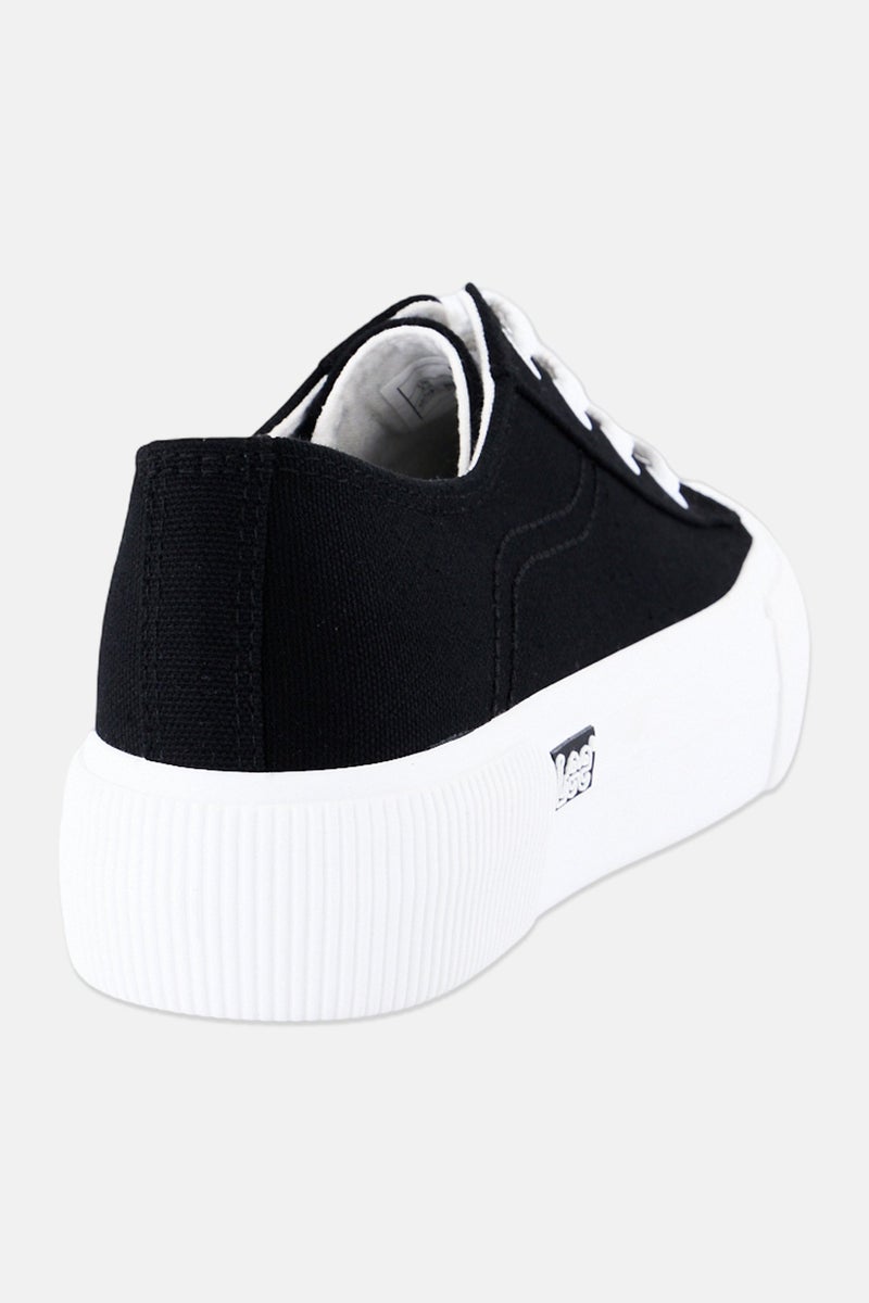 LEE Women Isla C Lace Up Casual Shoes, Black - Image 3