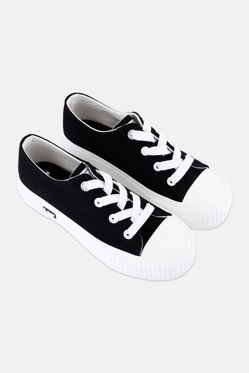 LEE Women Isla C Lace Up Casual Shoes, Black - Image 2