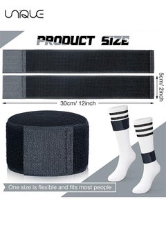 8 Pcs Soccer Shin Guard Straps - Anti Slip Shin Guard Stays Legging Holders - Football Socks Shin Fixed Straps for Sports Kicking Ball Running Cycling Youth Adults - Black - pzsku/ZCB5C05EE81EE7D8133D6Z/45/_/1701509934/b36c407d-51f5-455b-b7ae-21de050f72fc