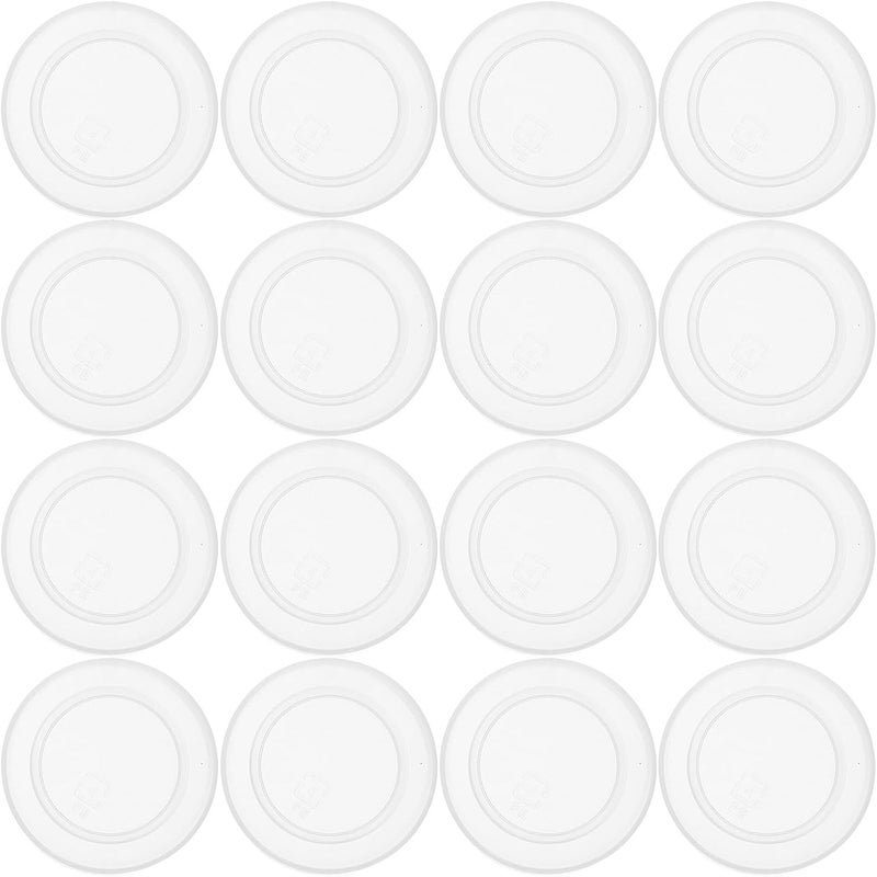 30pcs Leak-proof Reusable Bottle Lids for 100ml Yogurt and Juice Bottles, Double-layer 53mm Diameter Sealing Caps for Milk and Pudding Jars, Dustproof Replacement Lids for Home - Image 1